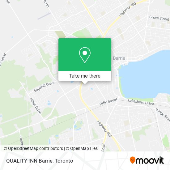 QUALITY INN Barrie plan