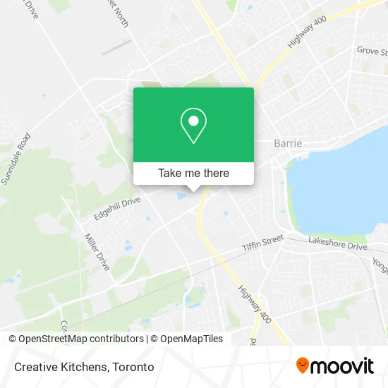 Creative Kitchens map