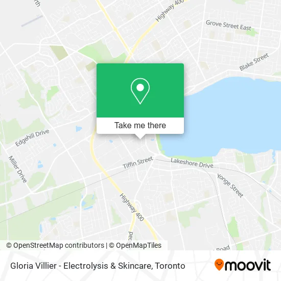 Gloria Villier - Electrolysis & Skincare map