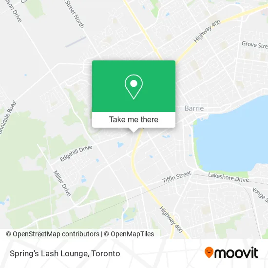 Spring's Lash Lounge map