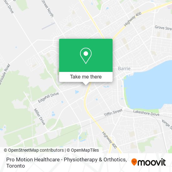 Pro Motion Healthcare - Physiotherapy & Orthotics plan