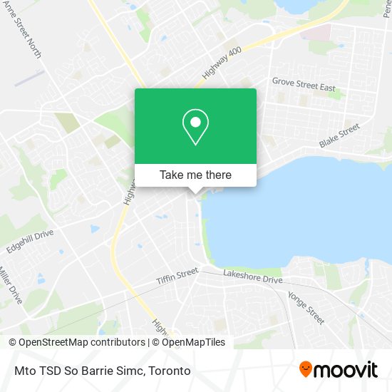 Mto TSD So Barrie Simc map