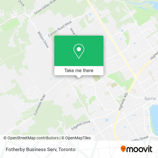 Fotherby Business Serv map