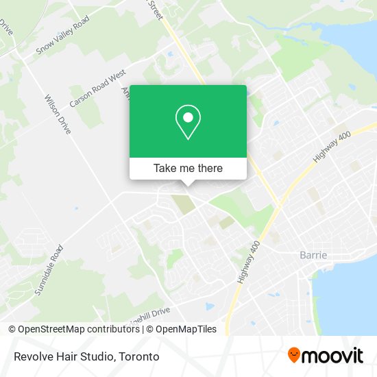 Revolve Hair Studio map