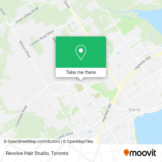 Revolve Hair Studio map