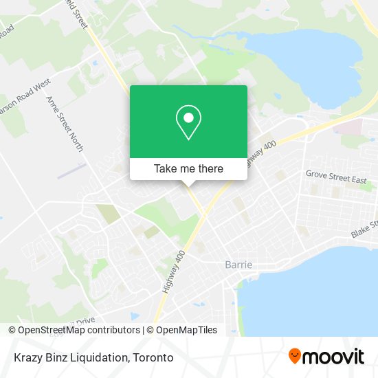 Krazy Binz Liquidation map