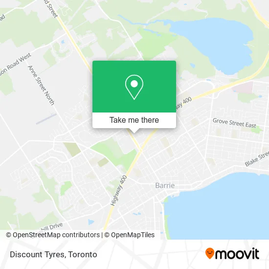 Discount Tyres map