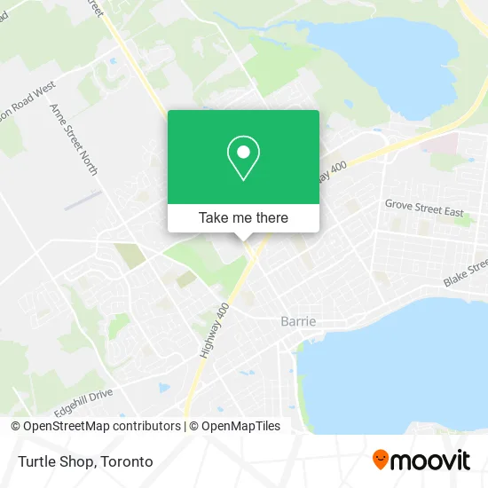 Turtle Shop map