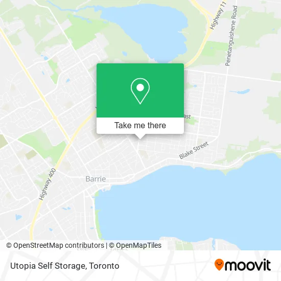 Utopia Self Storage map