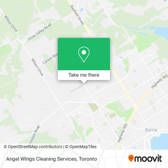 Angel Wings Cleaning Services map