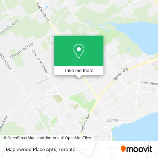 Maplewood Place Apts map