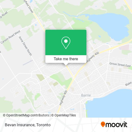 Bevan Insurance map