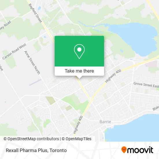 Rexall Pharma Plus map