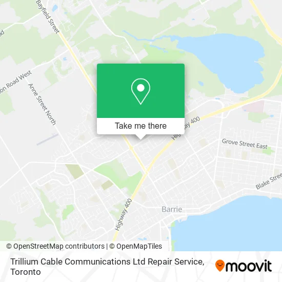 Trillium Cable Communications Ltd Repair Service map