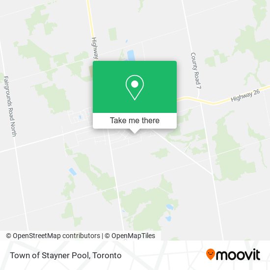 Town of Stayner Pool map