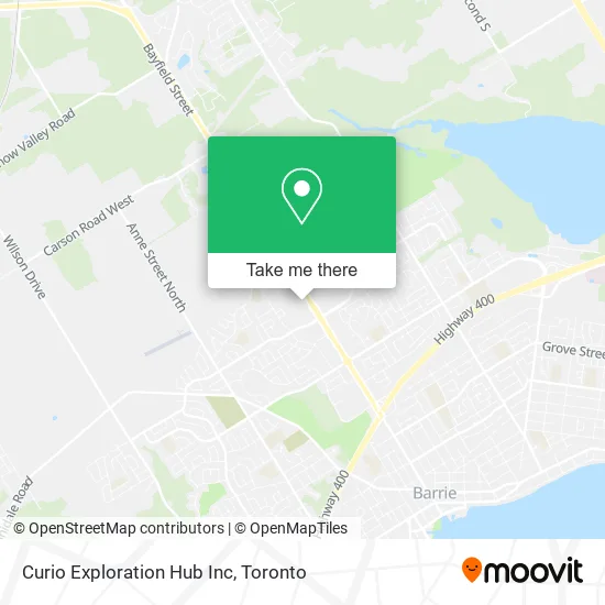 Curio Exploration Hub Inc map