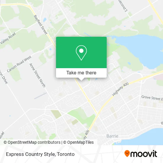 Express Country Style map