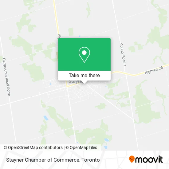 Stayner Chamber of Commerce map