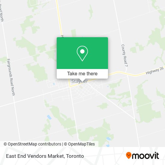 East End Vendors Market map