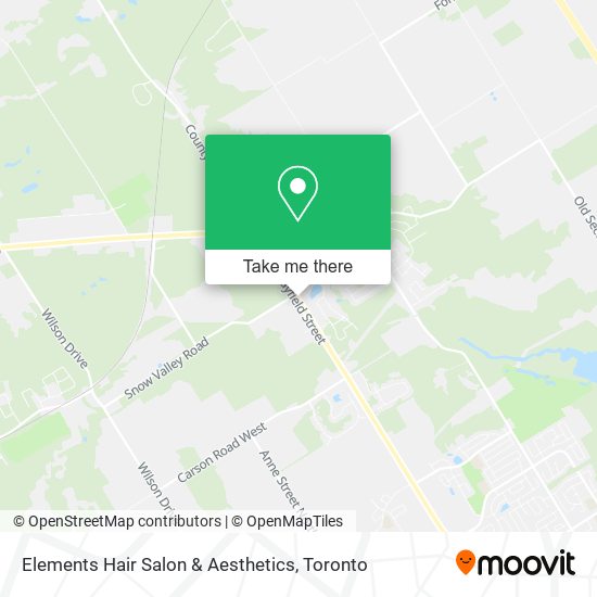 Elements Hair Salon & Aesthetics map