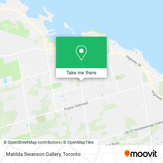 Matilda Swanson Gallery map
