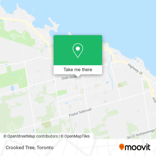 Crooked Tree map