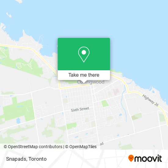 Snapads map