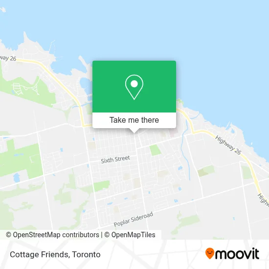 Cottage Friends map