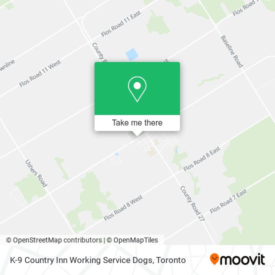 K-9 Country Inn Working Service Dogs map