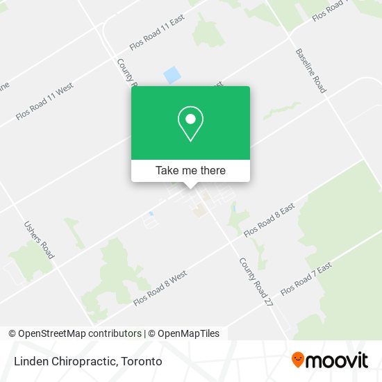 Linden Chiropractic map