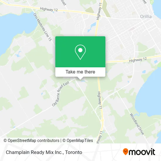 Champlain Ready Mix Inc. map