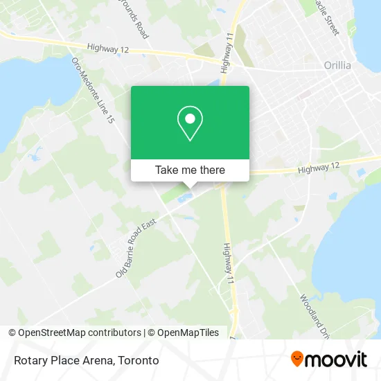 Rotary Place Arena map