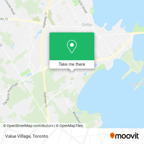 Value Village map