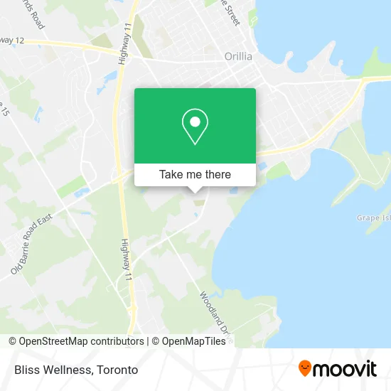 Bliss Wellness map