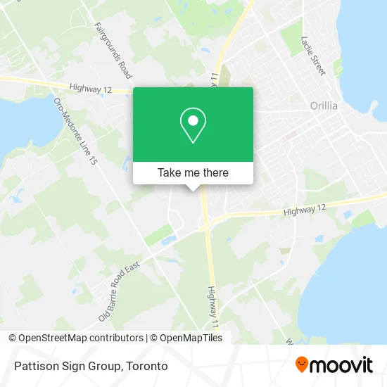 Pattison Sign Group map