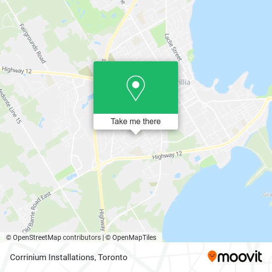 Corrinium Installations map