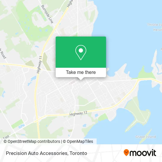 Precision Auto Accessories map