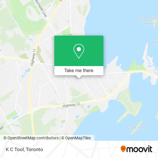 K C Tool map