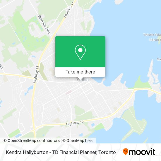 Kendra Hallyburton - TD Financial Planner map