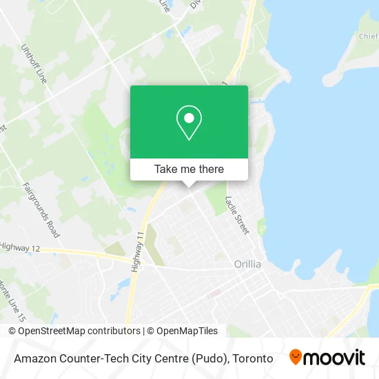 Amazon Counter-Tech City Centre (Pudo) map