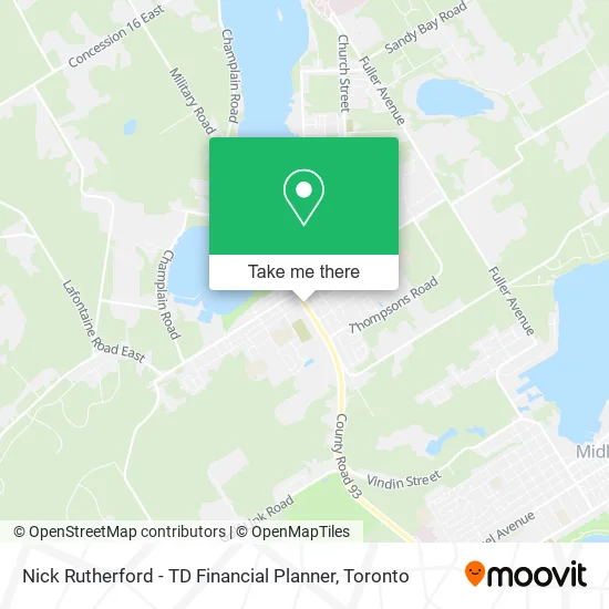 Nick Rutherford - TD Financial Planner map