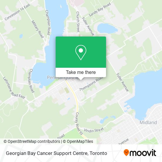 Georgian Bay Cancer Support Centre map