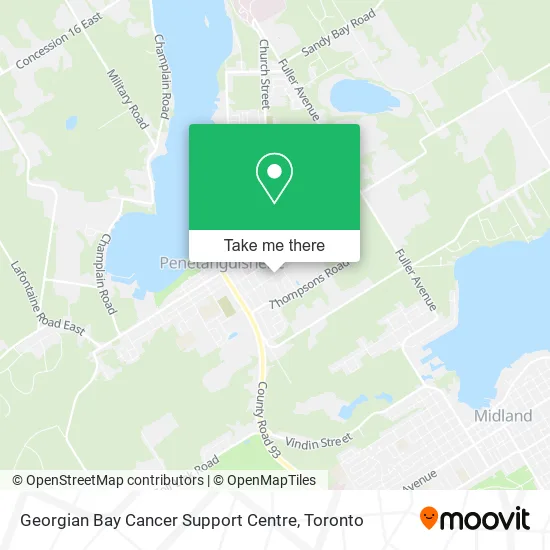 Georgian Bay Cancer Support Centre map