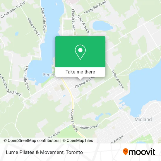 Lume Pilates & Movement map