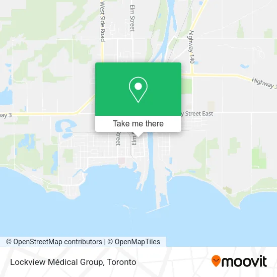 Lockview Médical Group map