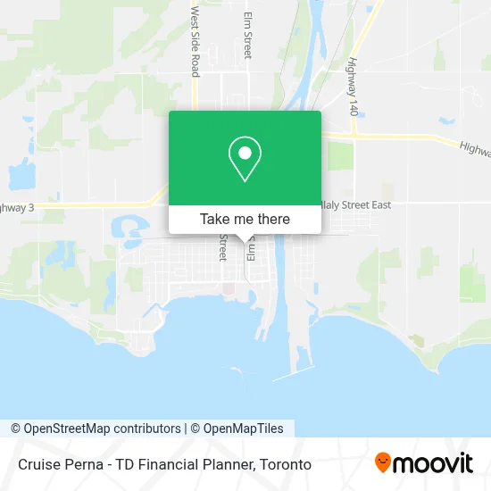 Cruise Perna - TD Financial Planner map