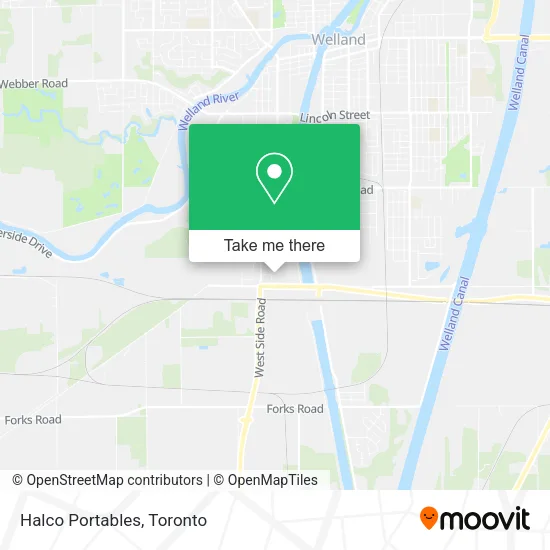 Halco Portables map