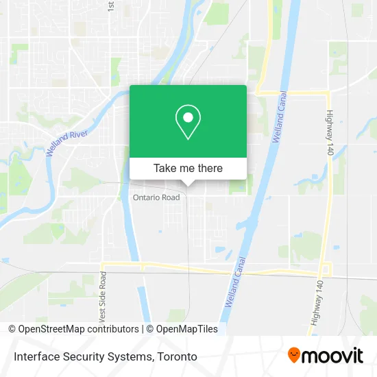 Interface Security Systems map