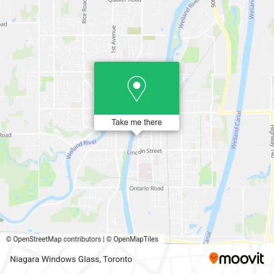 Niagara Windows Glass map