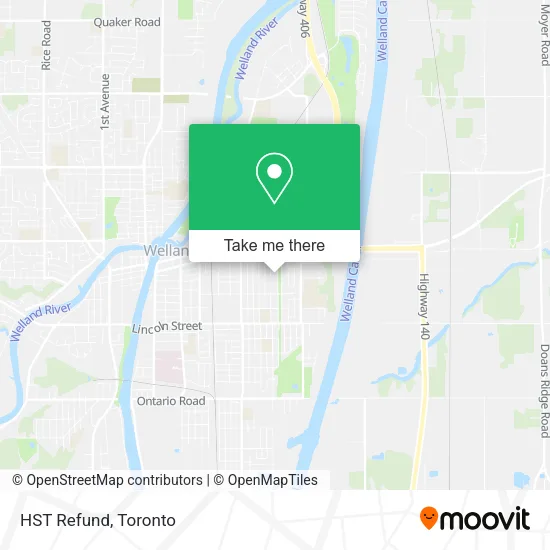 HST Refund map